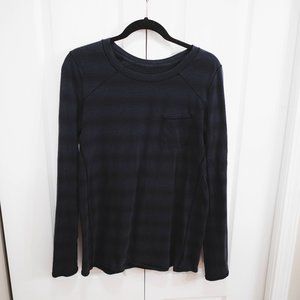 LULULEMON - Long Sleeve Striped Tee - Size 8
